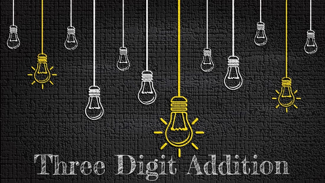 Three-digit addition for grade 2