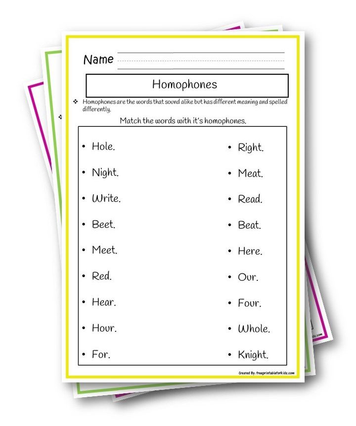 free educational printable worksheets for kids