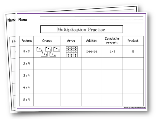 free educational printable worksheets for kids multiplication worksheets