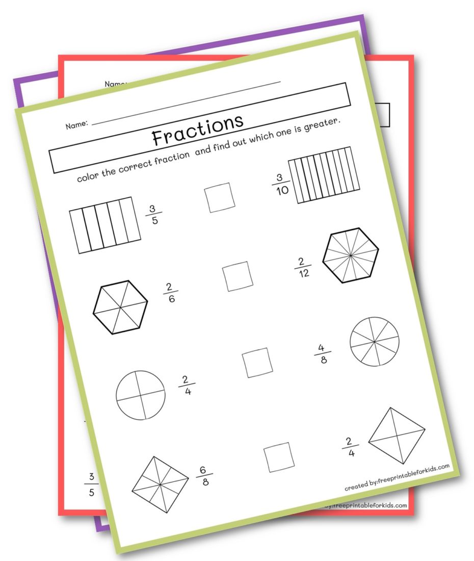 Fraction for Third Grade